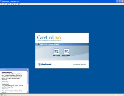 CareLink Pro pick a door interface for patient selection